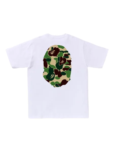Tricou A Bathing Ape® cu imagine alb
