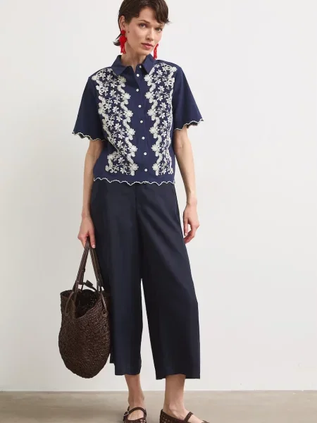 Medicine spodnie culottes z lyocellu