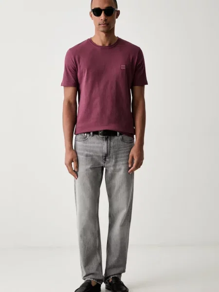 Tommy Hilfiger blugi straight pentru bărbați gri