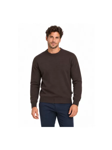 Sweter John Richmond wełniany brązowy