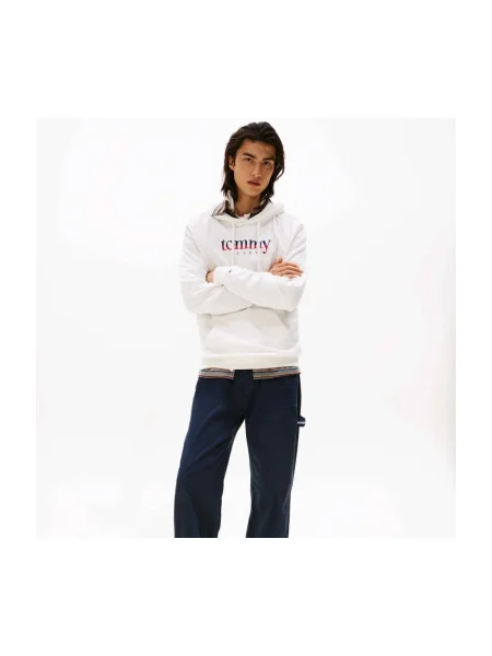Mikina s kapucňou Tommy Jeans biela