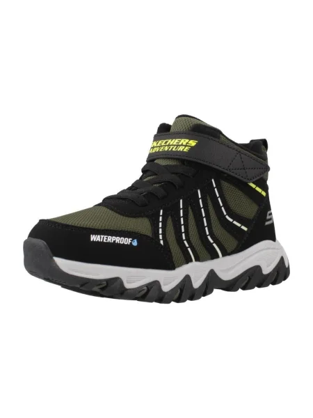 Členkové topánky Skechers zelená
