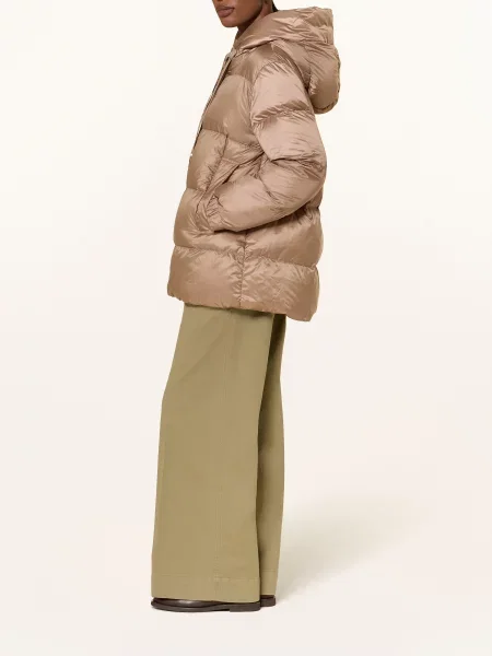 Max Mara The Cube Péřové Bundy Seia béžová