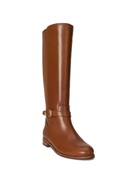 Botine Lauren Ralph Lauren cu cataramă maro