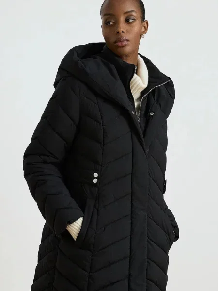 Lauren Ralph Lauren geacă matlasată pentru femei negru