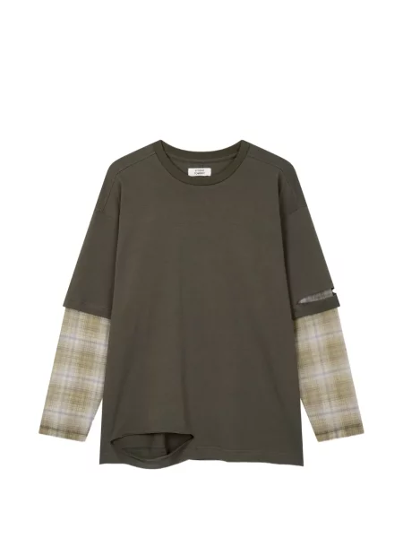 Tricou Tomboy zdrențuiți verde
