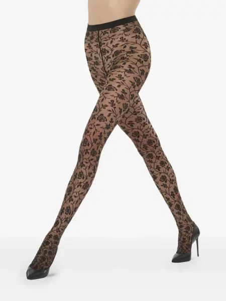 Dresuri Wolford cu model floral roz