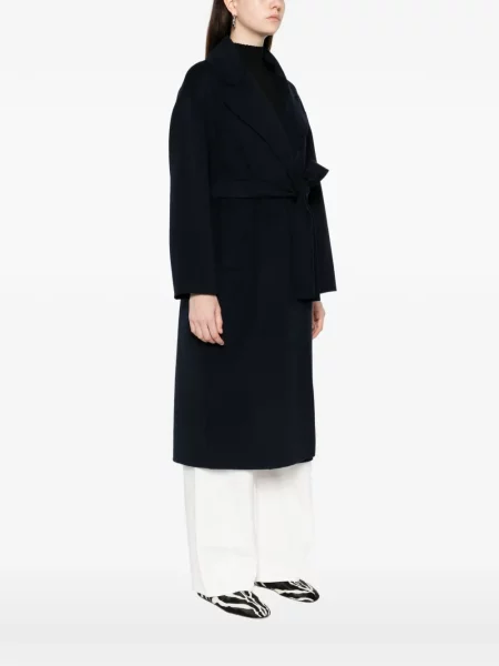 Płaszcz S Max Mara niebieski