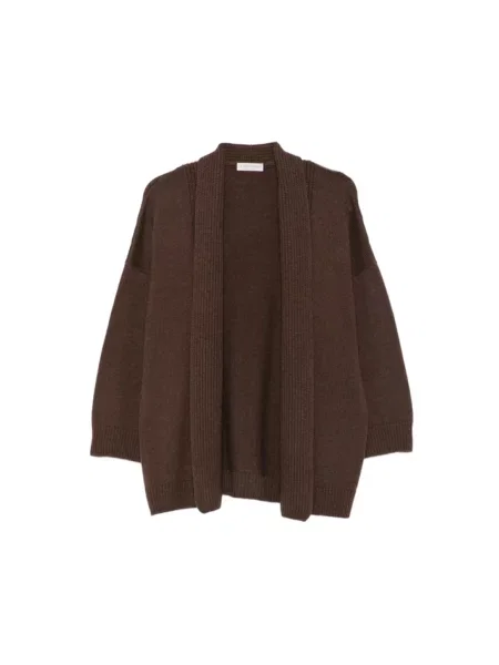Kardigan Le Tricot Perugia brązowy
