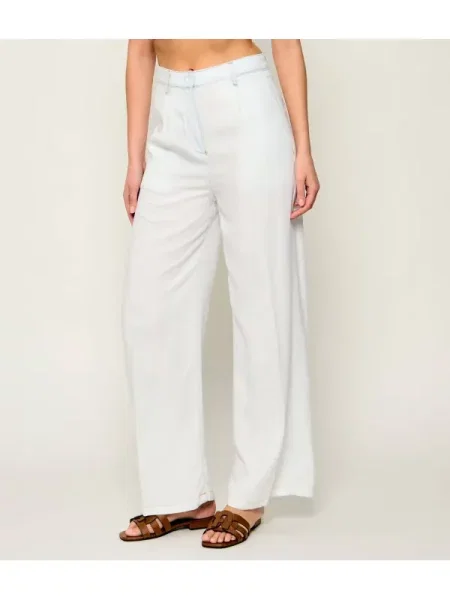 Patrizia Pepe Blugi | Relaxed fit alb