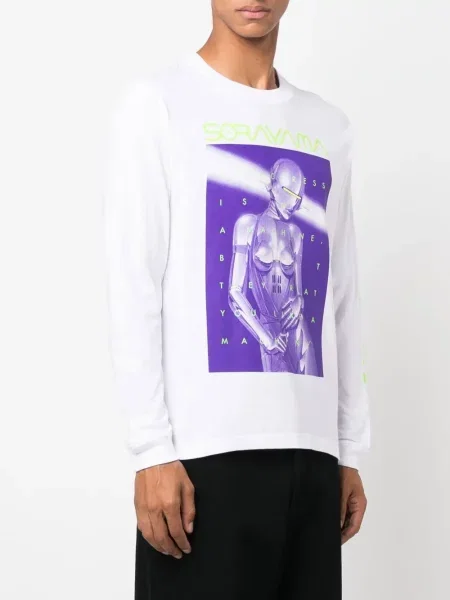 Tricou Medicom Toy cu imagine alb