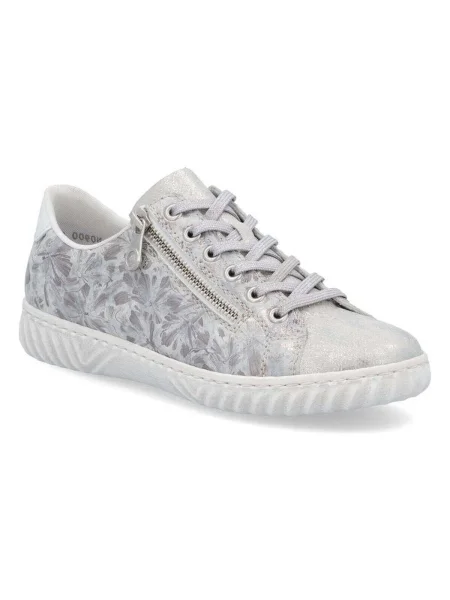 Pantofi Rieker argintiu