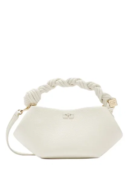 Geantă Ganni cu autograf alb