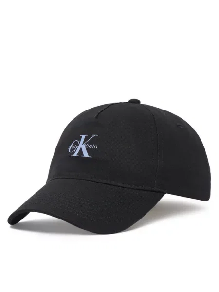 Calvin Klein Шапка с козирка Monologo Printed Baseball Cap черен