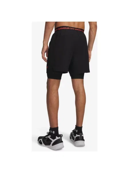 Szorty damskie Under Armour Vanish Woven czerwony S czarny