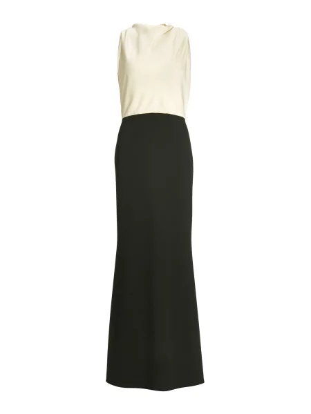 SWING Rochie ecru negru