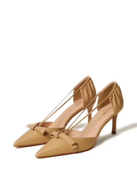 Pantofi cu toc Twinset cu funde din piele