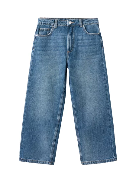 MANGO KIDS Jeans WIDEBOY' albastru