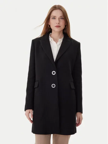 Armani Exchange Vilnonis paltas juoda