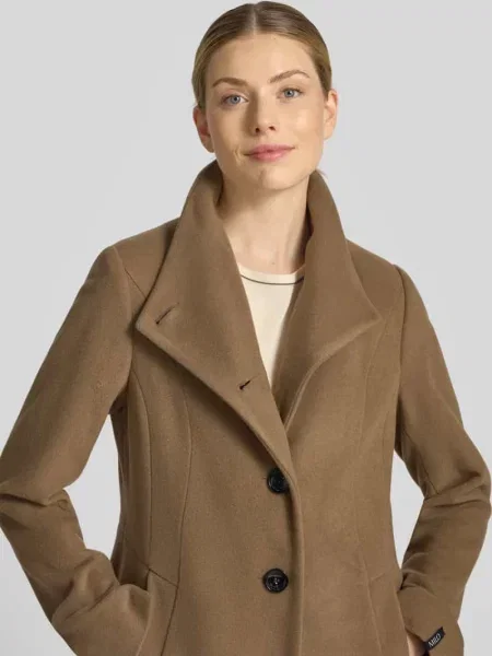 Płaszcz o kroju regular fit ze stójką model NADA' Milo Coats