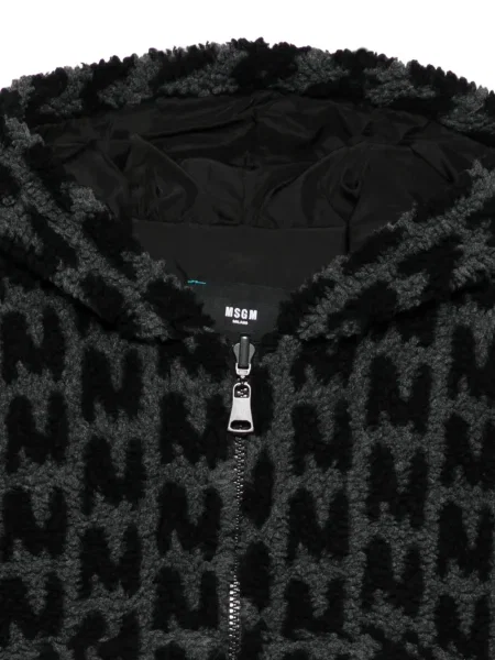 Bluza z kapturem dziecięca Msgm szara
