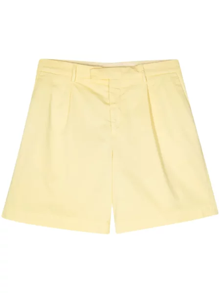 Bermude Lardini plisat galben