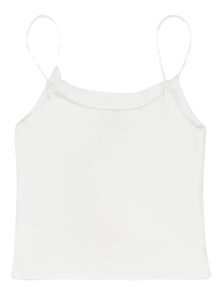 Top Rhude transparente alb