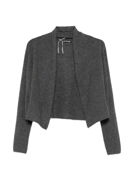 Gulerat decupat cardigan Susanne Bommer gri