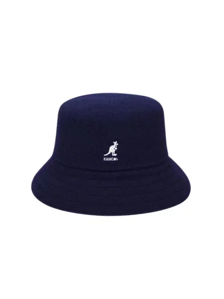 Kangol kapelusz wełniany Wool Lahinch granatowy wełniany niebieski