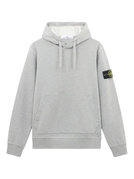 Majica s kapuljačom Stone Island kamenje siva