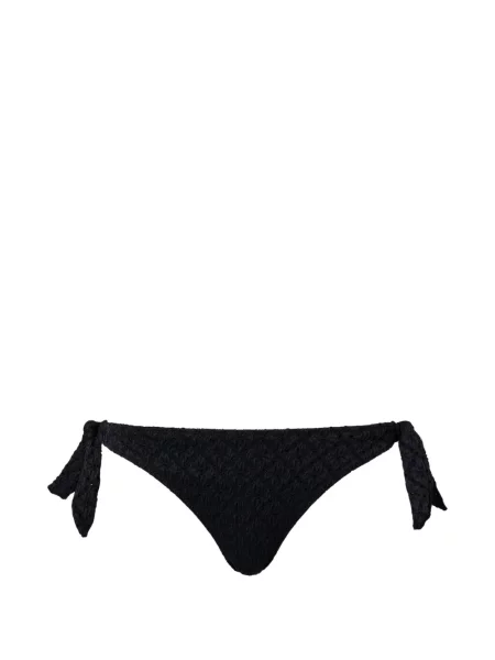 Bikini Twinset cu broderie negru