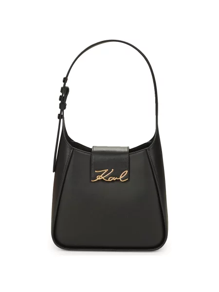 Crossbody torbica Karl Lagerfeld K/Signature črna
