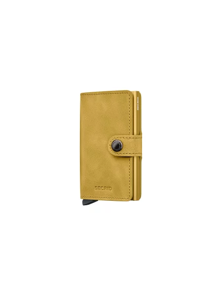Secrid portofel de piele MV-Yellow galben