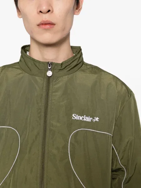 Geacă Sinclair cu broderie verde