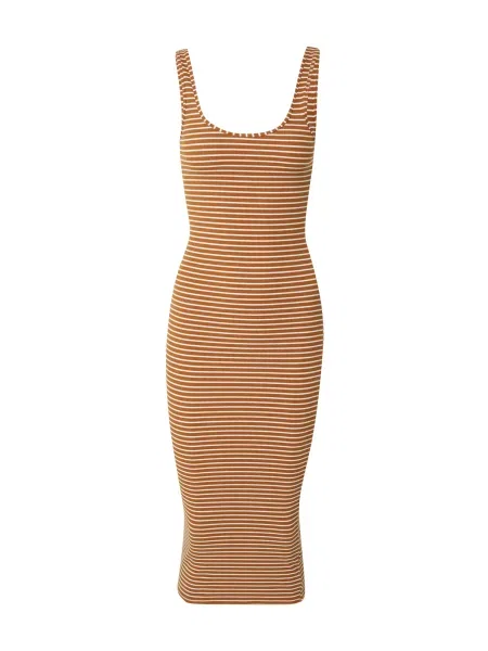 STUDIO SELECT Rochie de vară Caro maro caramel alb