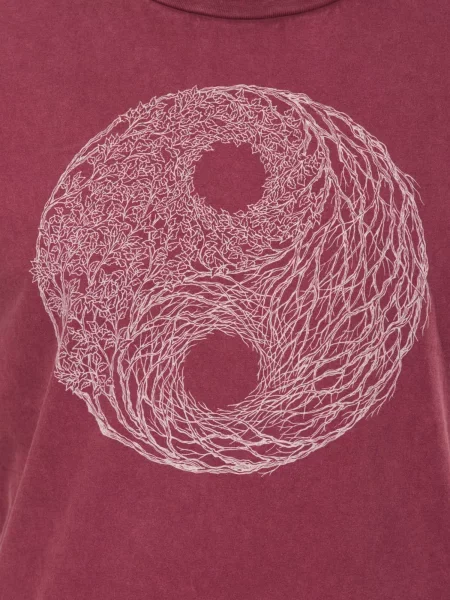 Life-Tree Tričko YinYang' červená