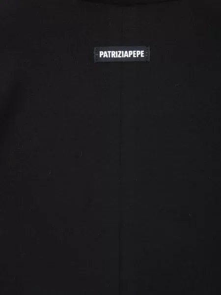 Kurtka dziecięca Patrizia Pepe Girl czarna