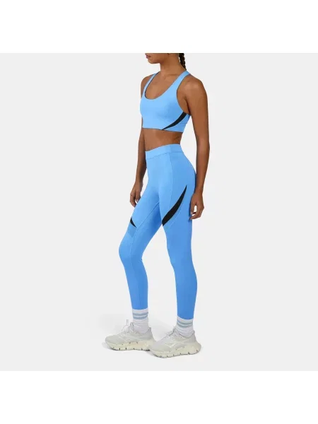 Reebok Lux legginsy z wysokim stanem i blokiem kolorówunisex Peri Blue/Black Size: czarne