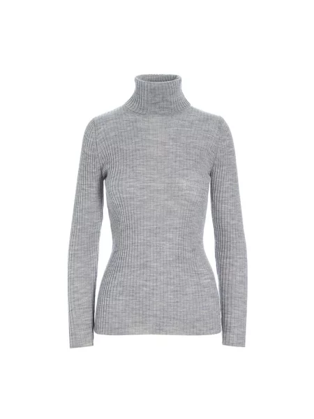 Sweter z golfem Bitte Kai Rand wełniany szary