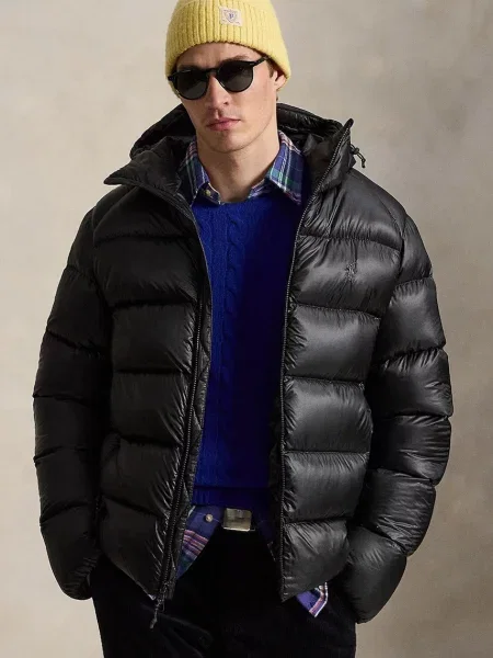 Polo Ralph Lauren πουπουλένιο μπουφάν ανδρικό μαύρο