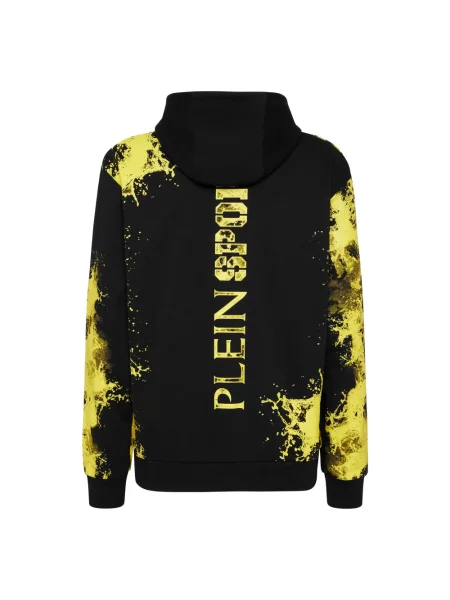 Bluza z kapturem Plein Sport z kapturem czarna