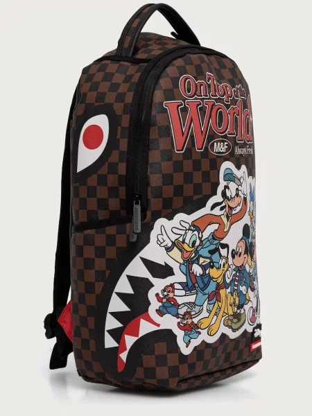 Sprayground rucsac MICKEY & FRIENDS maro