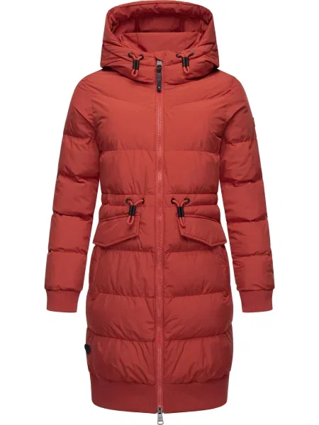 Ragwear Funkční kabát Briosh rezavě červená