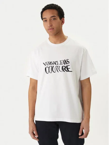Tričko Versace Jeans Couture bílé