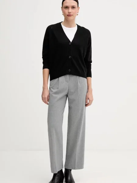 Кардиган з додаванням вовни Sisley легкий чорний