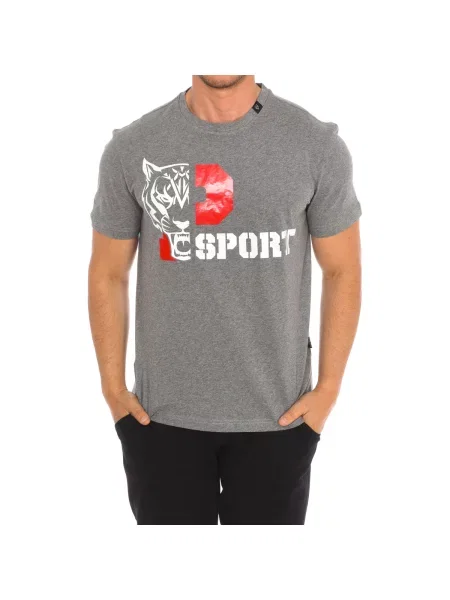 Tricou sport Philipp Plein Sport gri