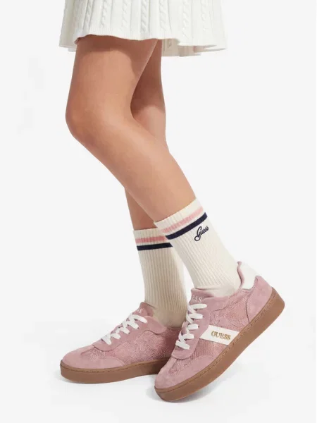 Guess Sneakersy CEO-AVO-LACE różowy
