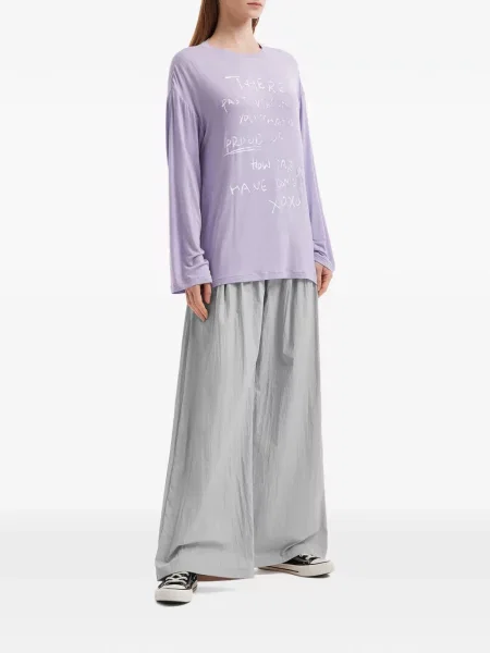 Pantaloni palazzo Tout A Coup gri