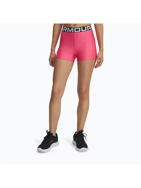 Pantaloni scurți pentru femei Under Armour HG Authentics horizon super pink/white alb