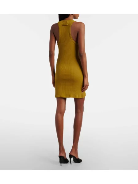 Rochie Jean Paul Gaultier tricotate verde